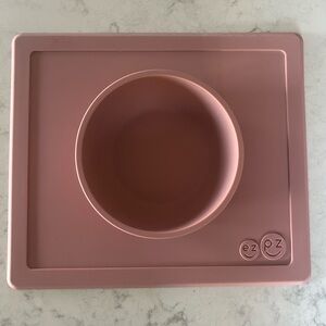 EZPZ Red Silicone Suction Bowl